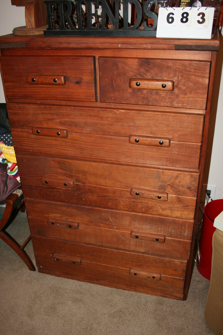 Image for Pine Bunk Bed Set 5 Pieces 2 Beds, Table, Chest, Cabinet & Bedding Included (Very Clean New Condition)