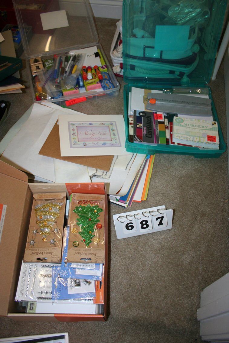 Image for Martha Stewart Craft Punches - Big Lot of Crafting Materials (Hundreds of Items)