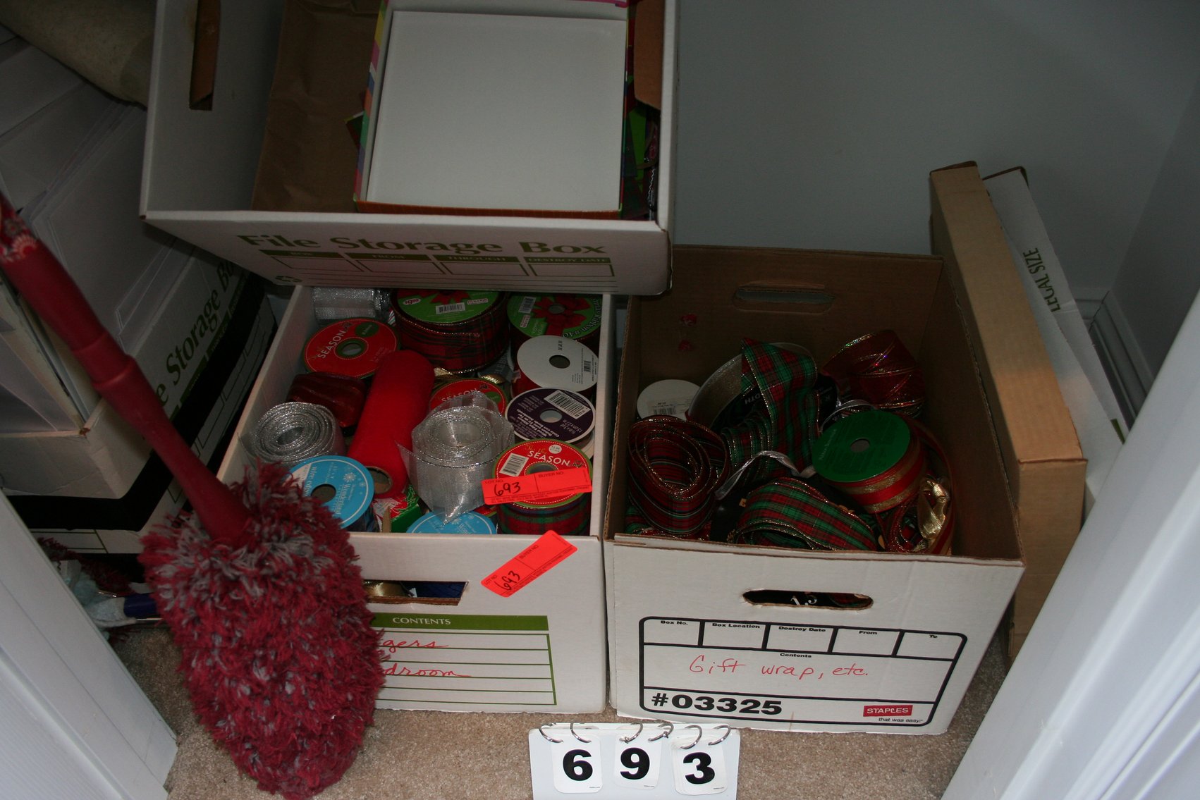 Image for Big Lot of Christmas Ribbon & Misc