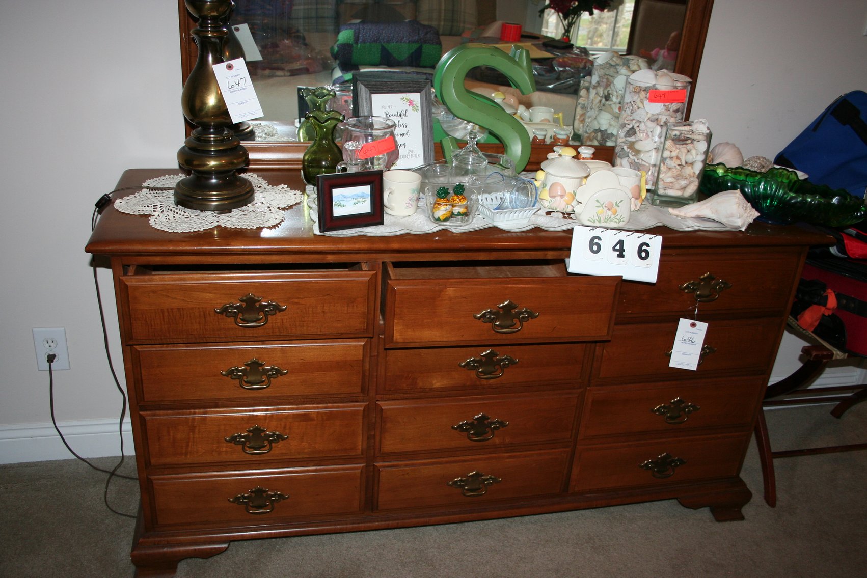 Image for Dressor & Mirror (Solid Maple)