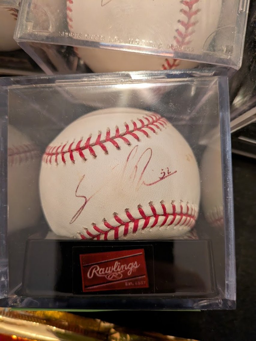 Image for Huge Collection Autographed Balls, Football, Baseball, Bats