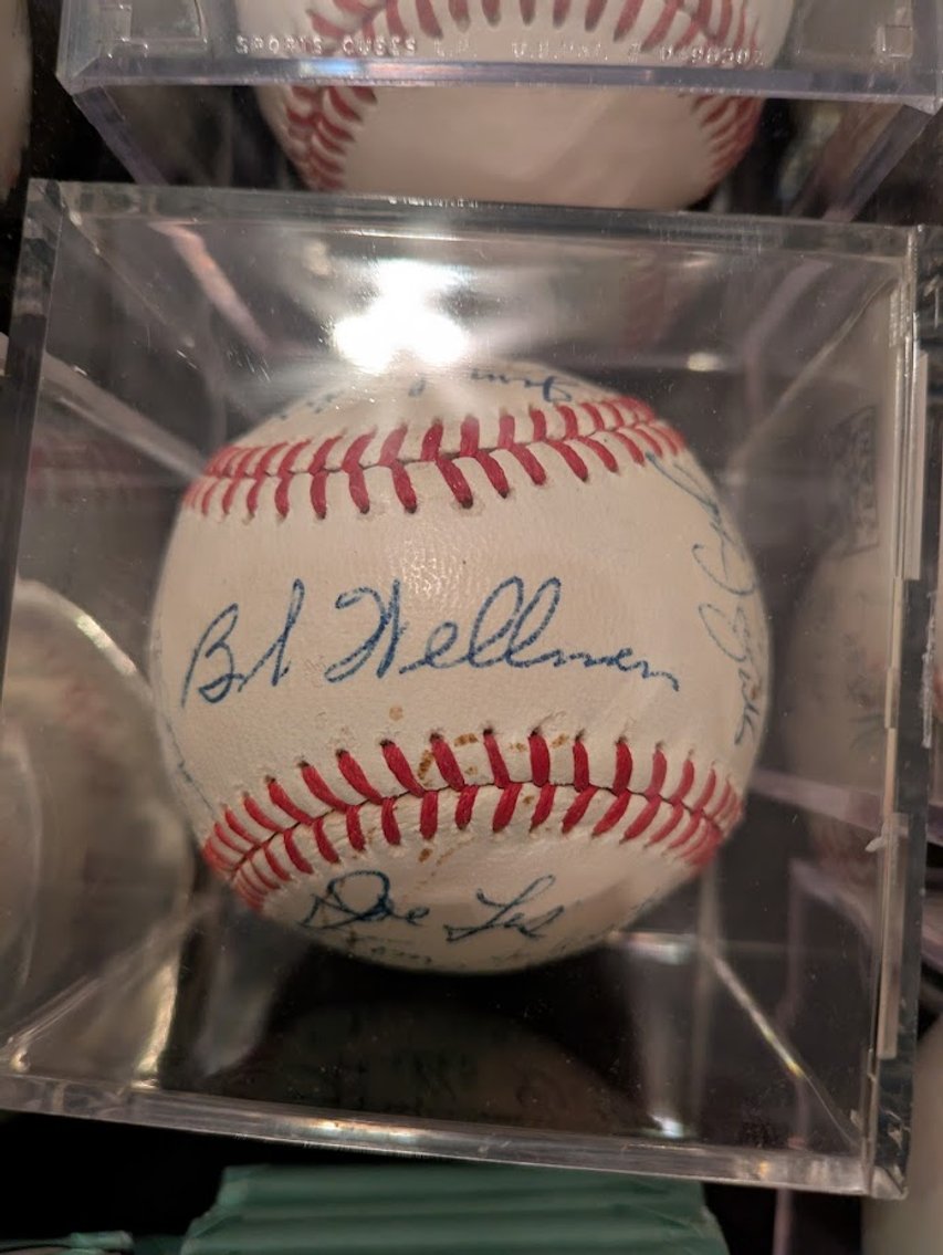 Image for Huge Collection Autographed Balls, Football, Baseball, Bats