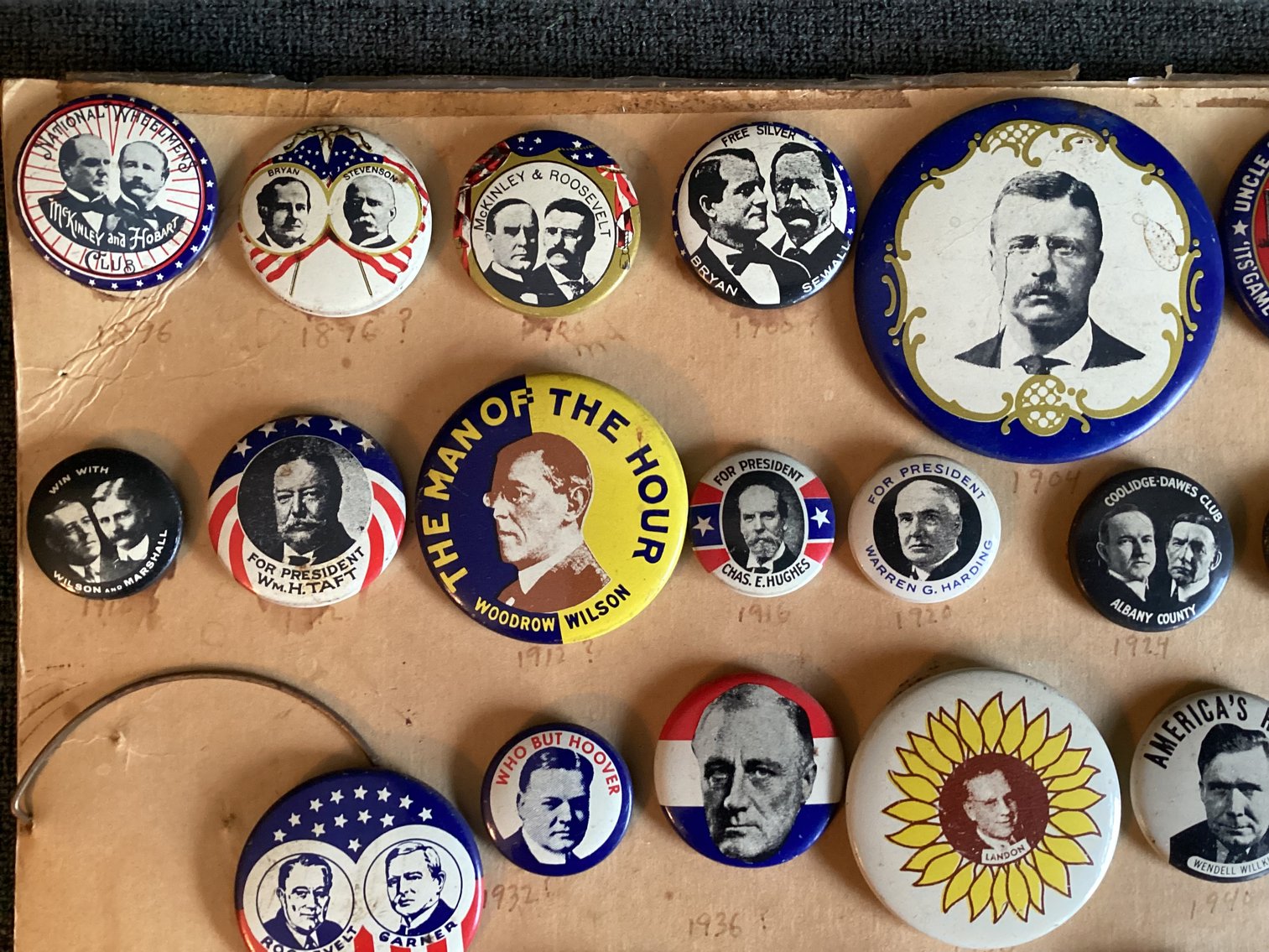 Image for Early Political Campaign Buttons