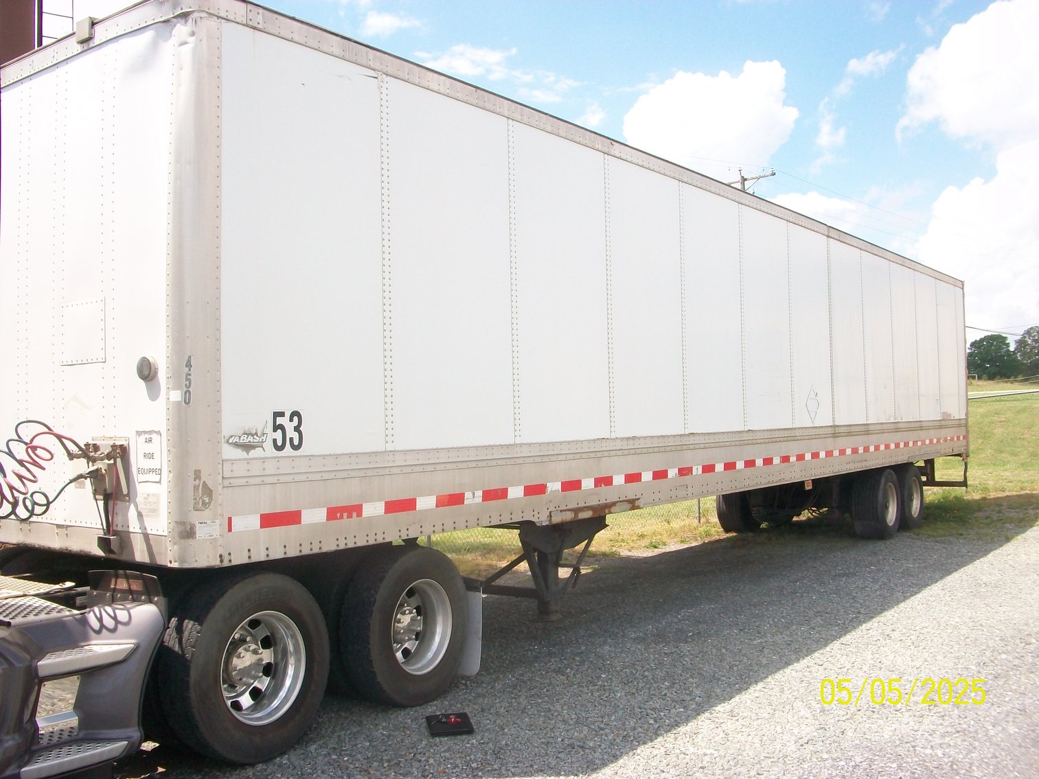 Image for LOT 3 – 2007 Wabash 53’ Trailer; VIN #1JJV532W47L055433