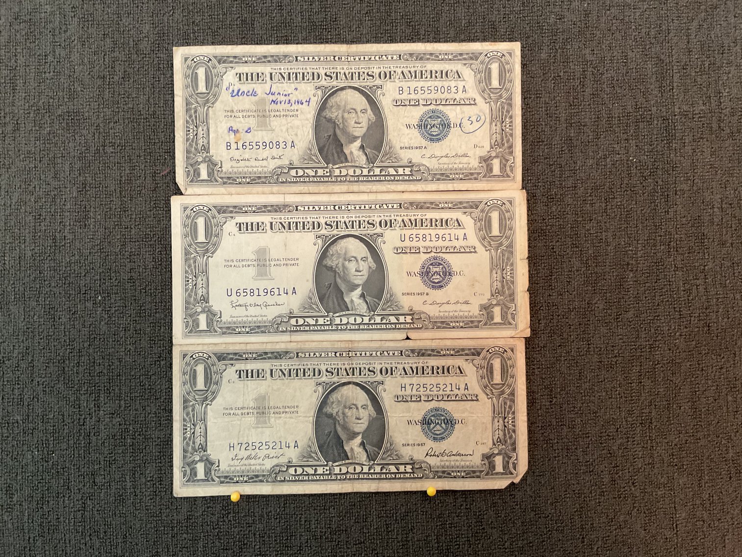 Image for Silver Certificates - 1957, 1957 A, & 1957 B