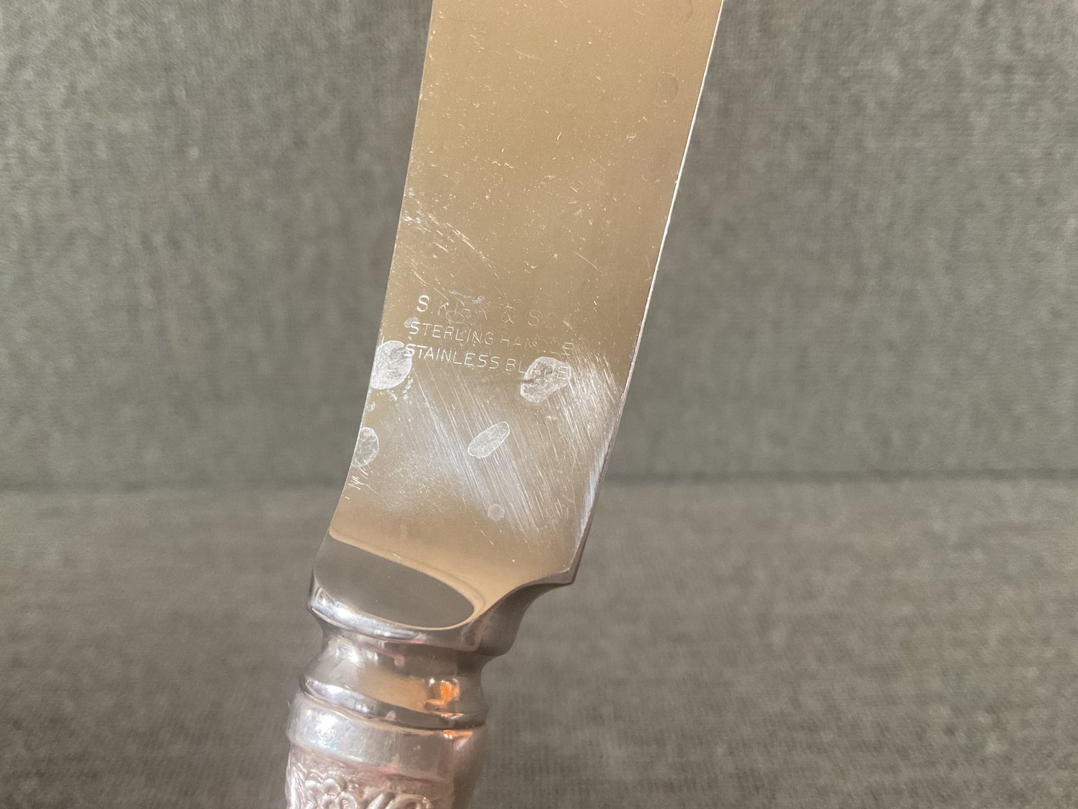 Image for S. Kirk & Son Sterling Berry Spoon and HH Cake Knife
