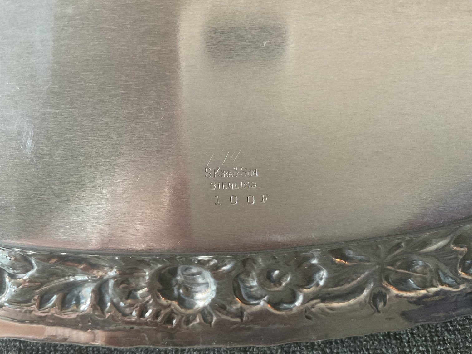 Image for S. Kirk and Son Sterling Repousse Tray