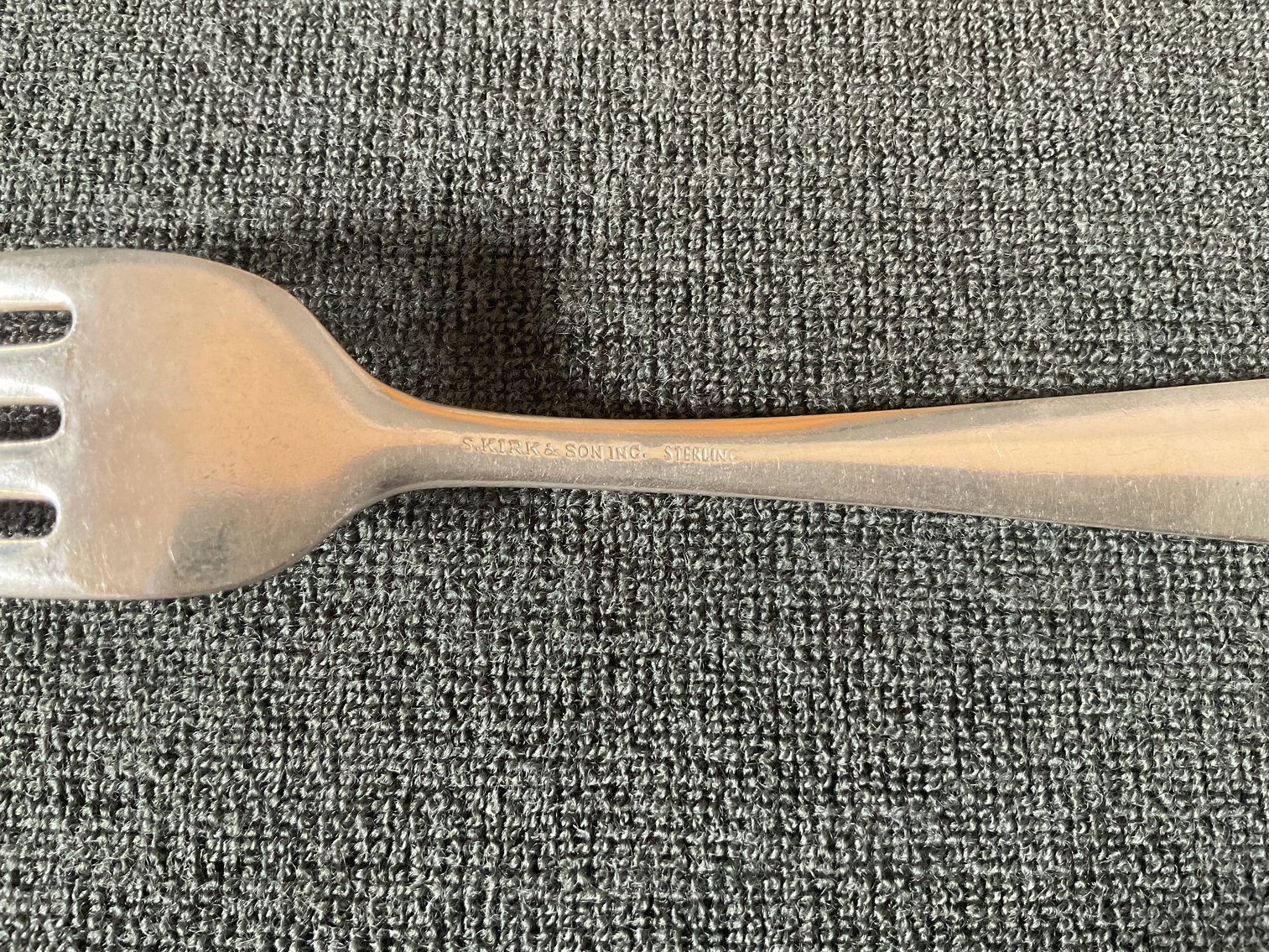 Image for S Kirk & Son “Repousse” Sterling Silver Forks 12!