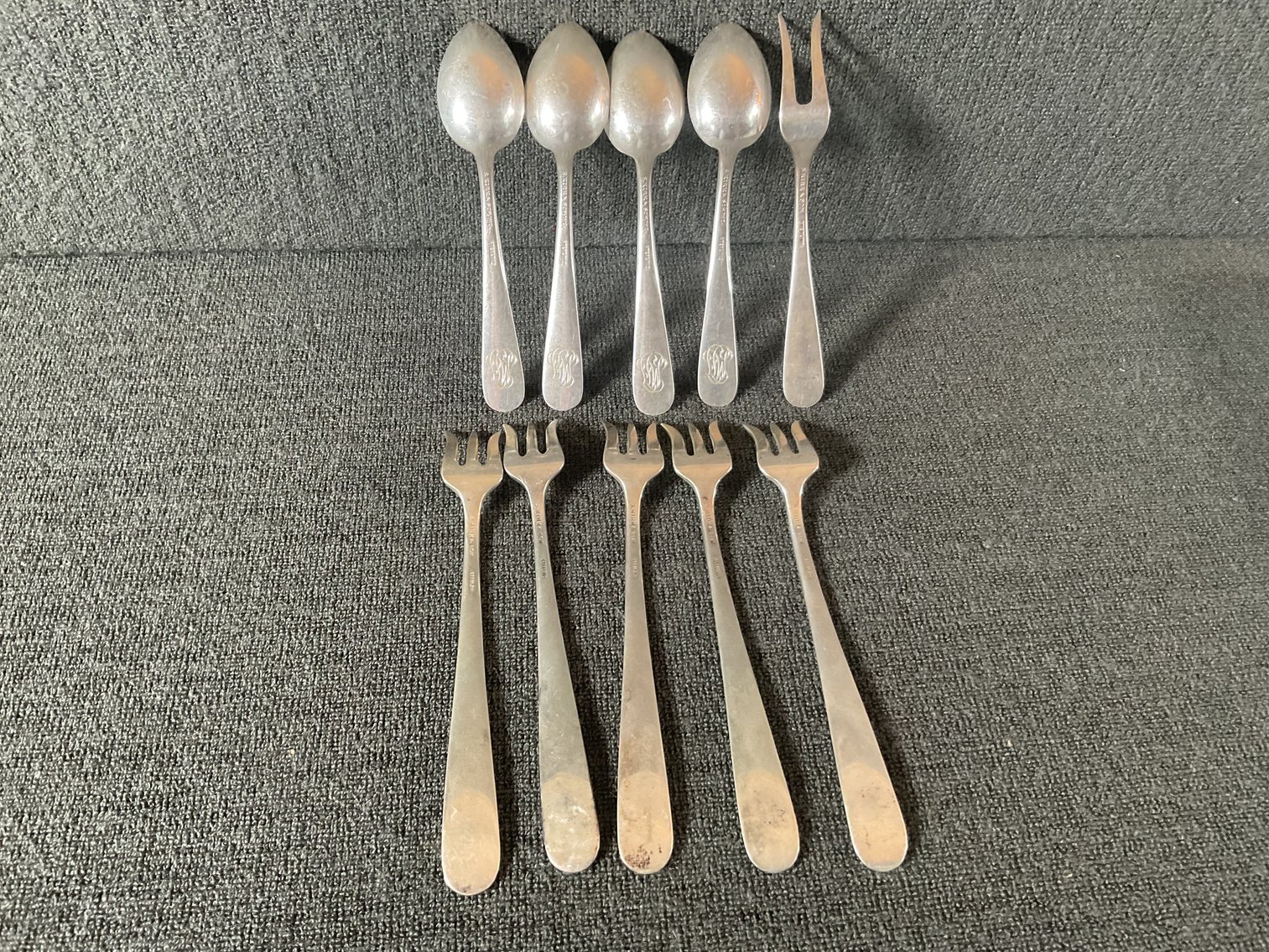 Image for S Kirk & Son “Repousse” Sterling Silver Flatware
