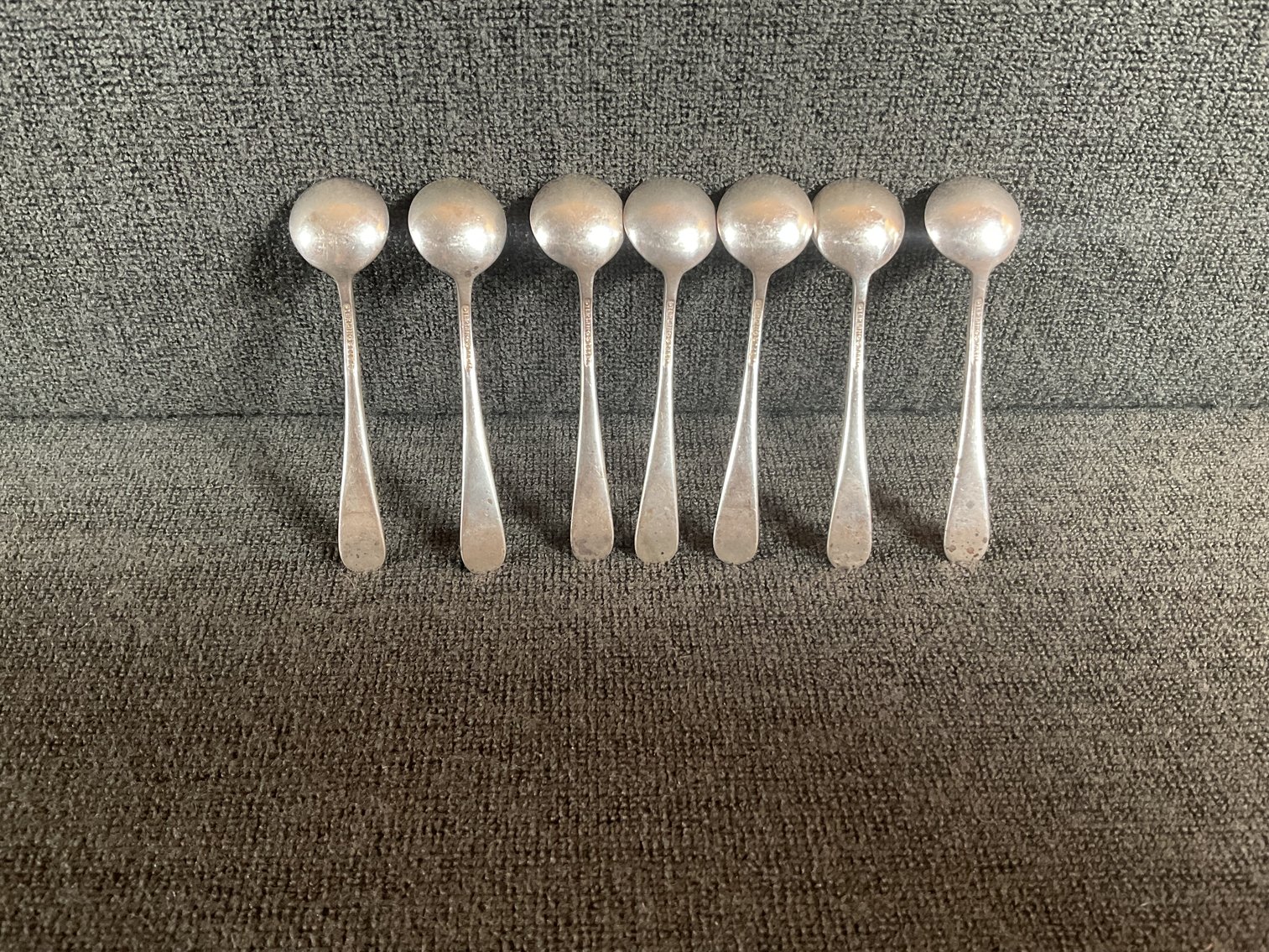 Image for Stieff “Rose” Sterling Salt Spoons