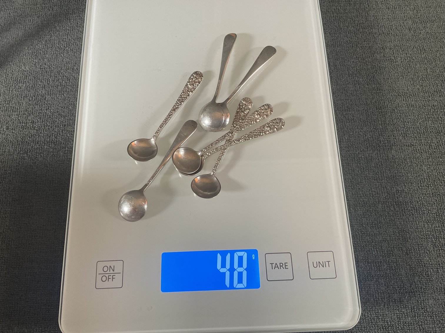 Image for Stieff “Rose” Sterling Salt Spoons