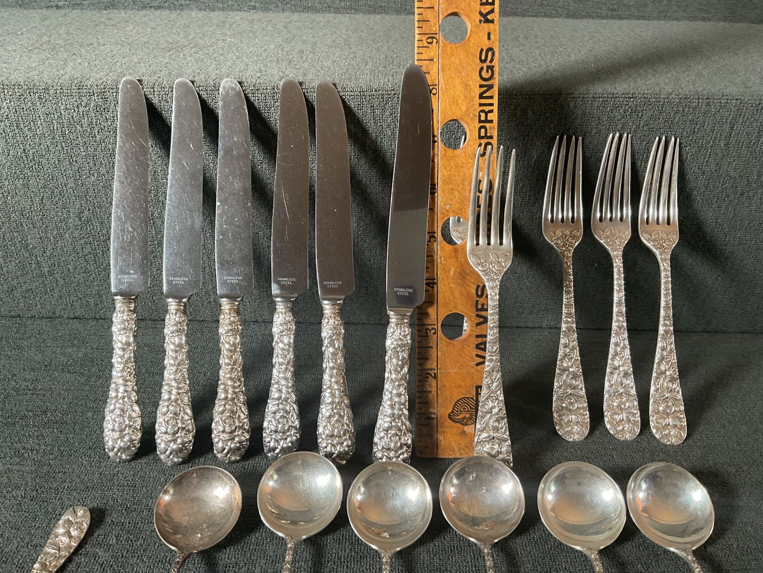 Image for Schofield “Baltimore Rose” Sterling Silver Flatware