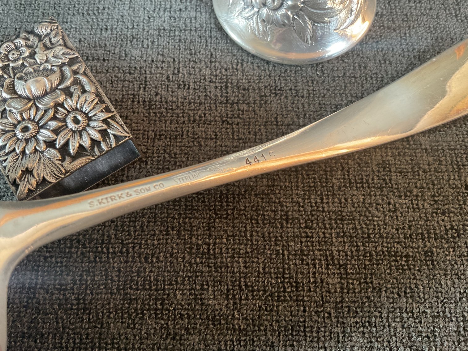 Image for S Kirk & Son “Repousse” Sterling Silver