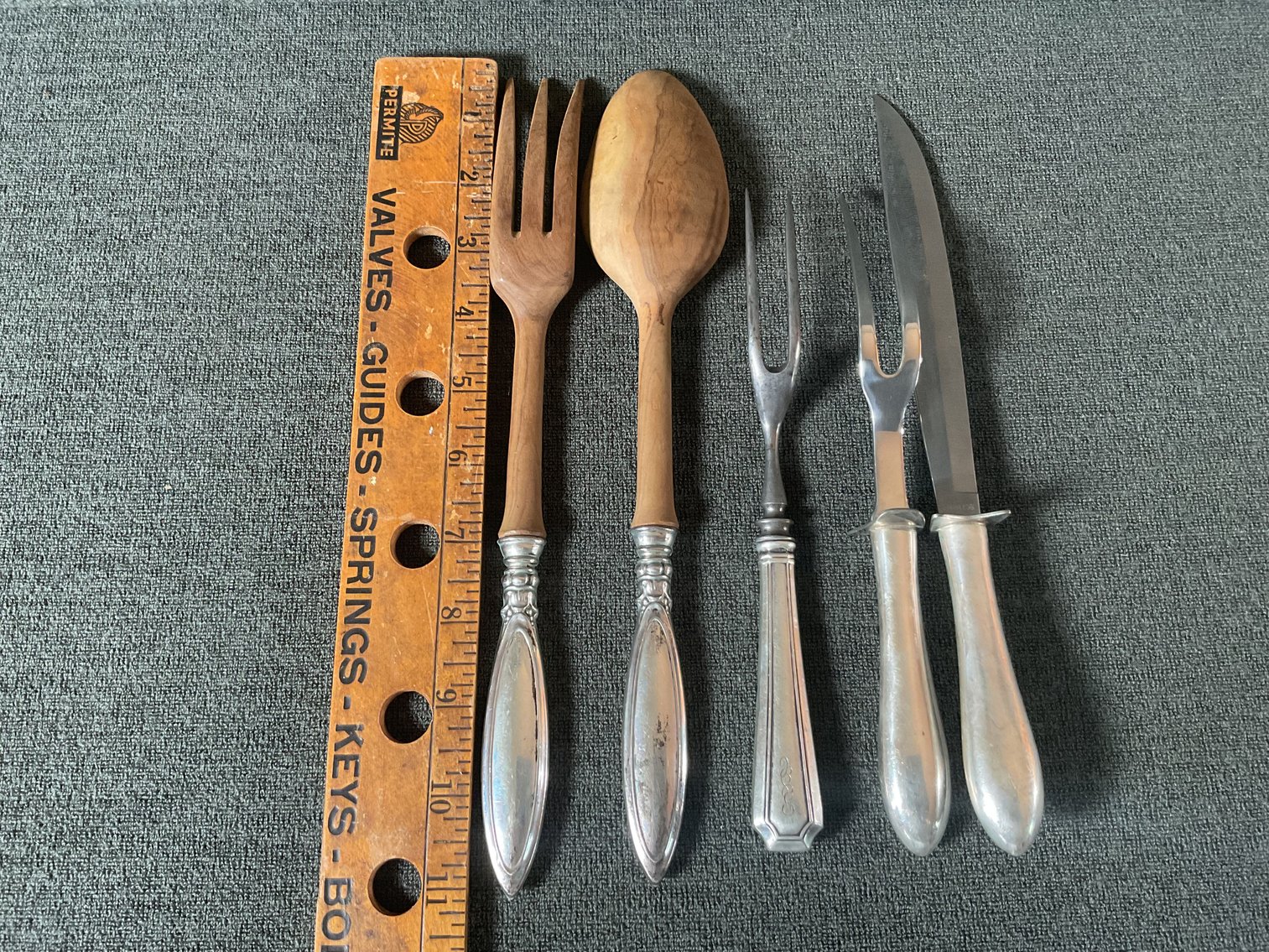 Image for Hollow Sterling Handle Servers