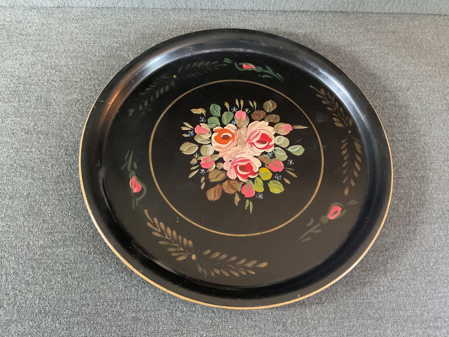 Image for Magnificent Tole Painted Tray