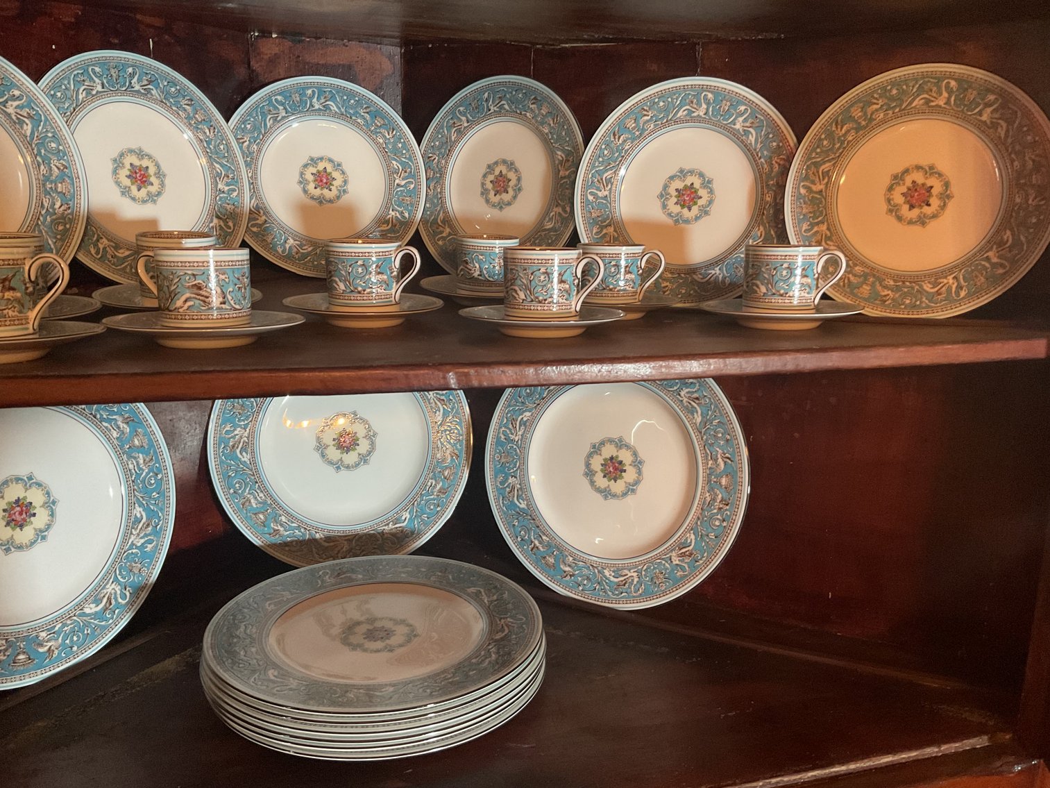Image for Wedgwood “Florentine” Turquoise Dinnerware Set