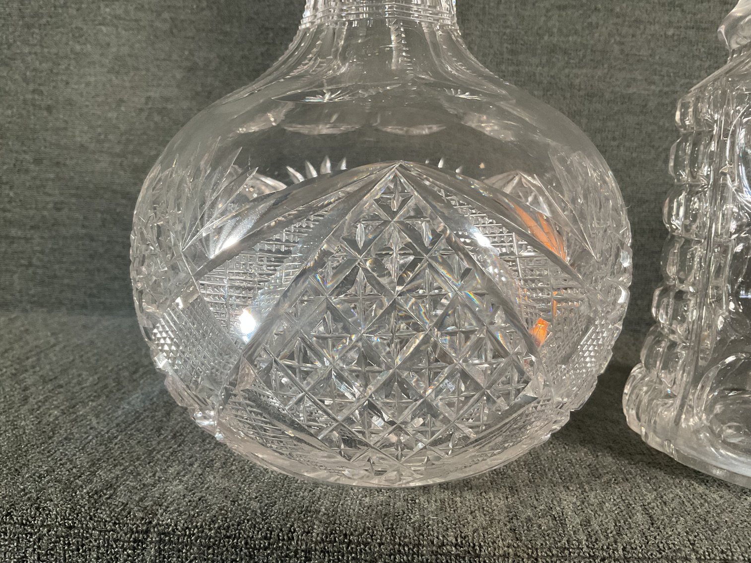 Image for Decanter w/ Sterling Label & Water Bottle