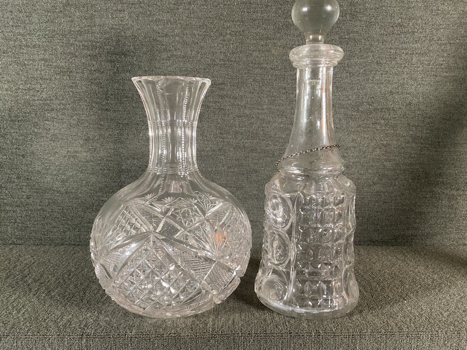 Image for Decanter w/ Sterling Label & Water Bottle