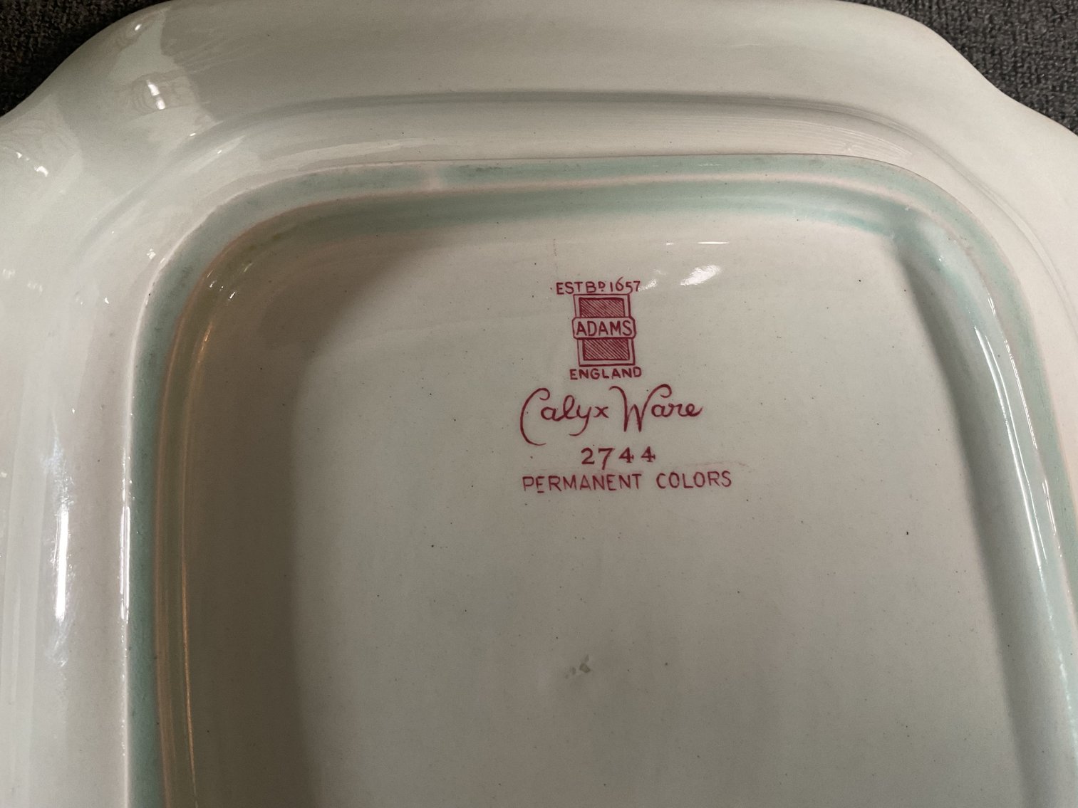 Image for Adams English Ironstone “Singapore Bird”