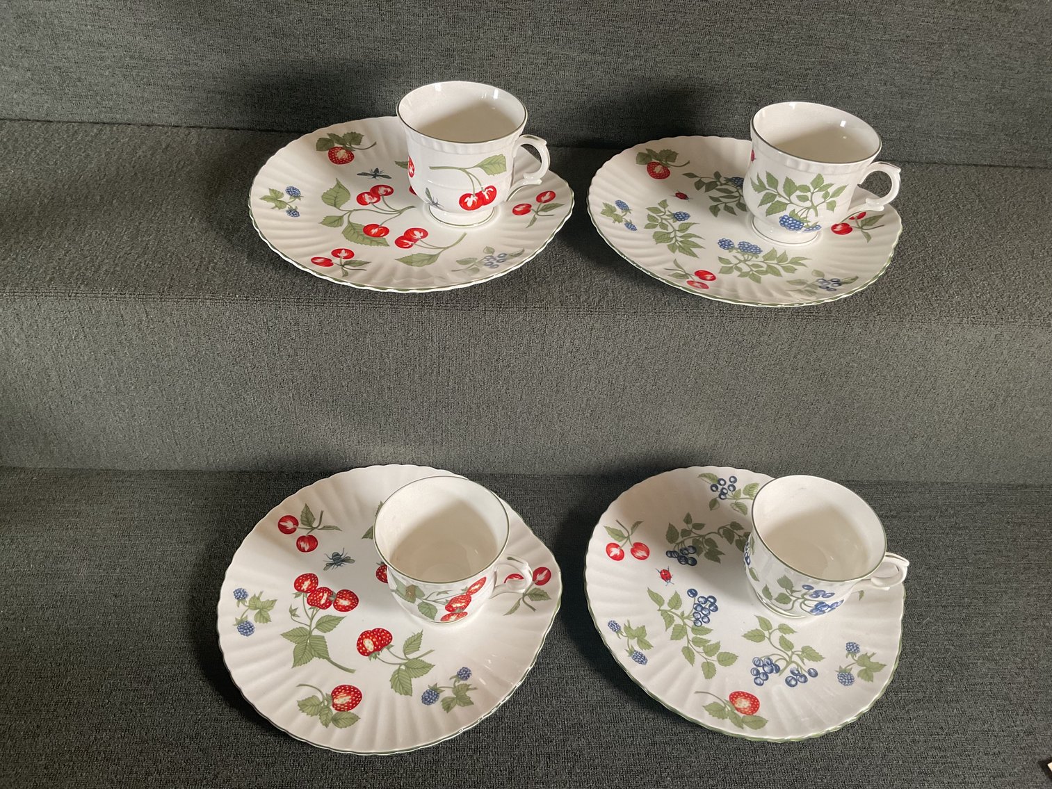 Image for Crown Staffordshire Snack Sets