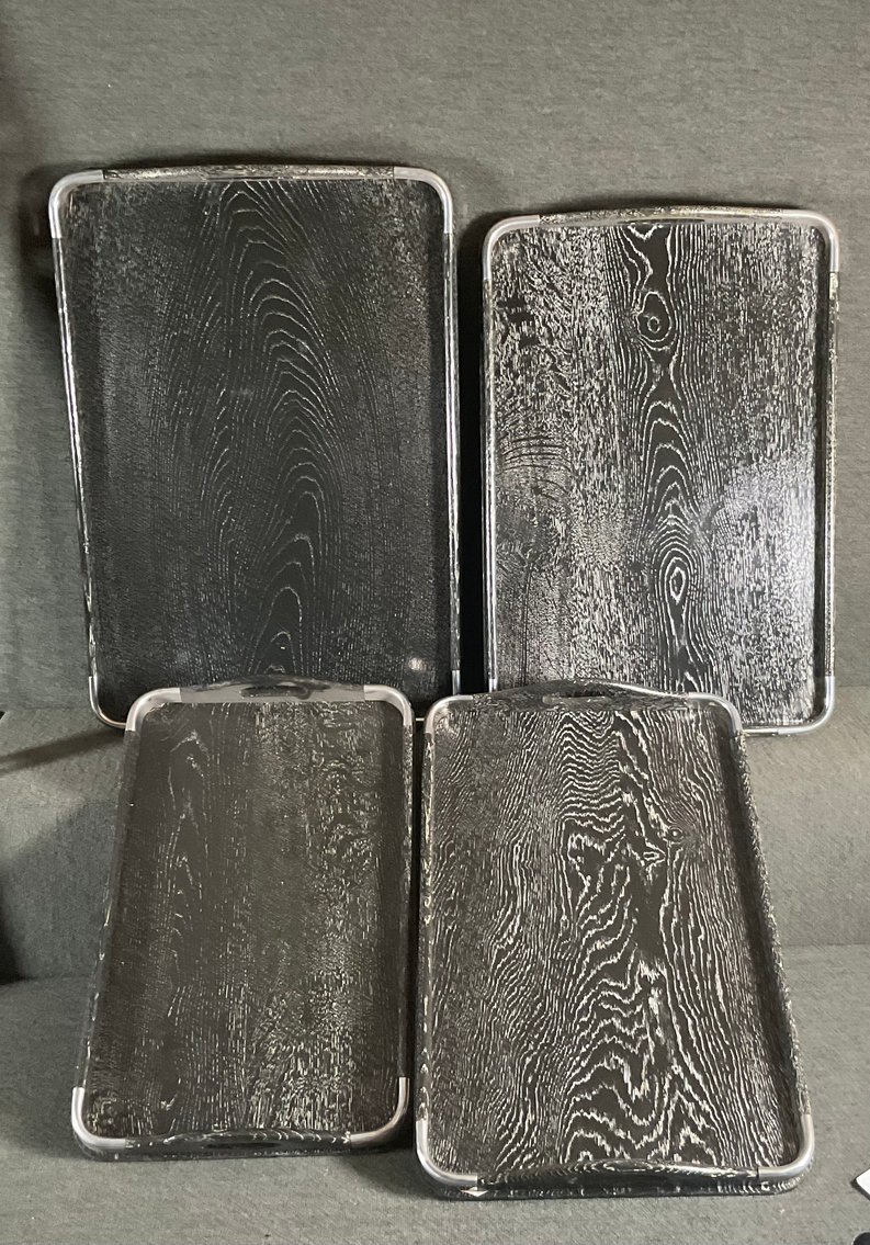 Image for Set of 4 Chrissy Trays MCM