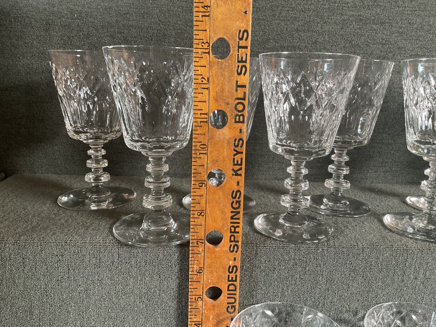 Image for Libbey Rock Crystal “Ridgeway” Stemware