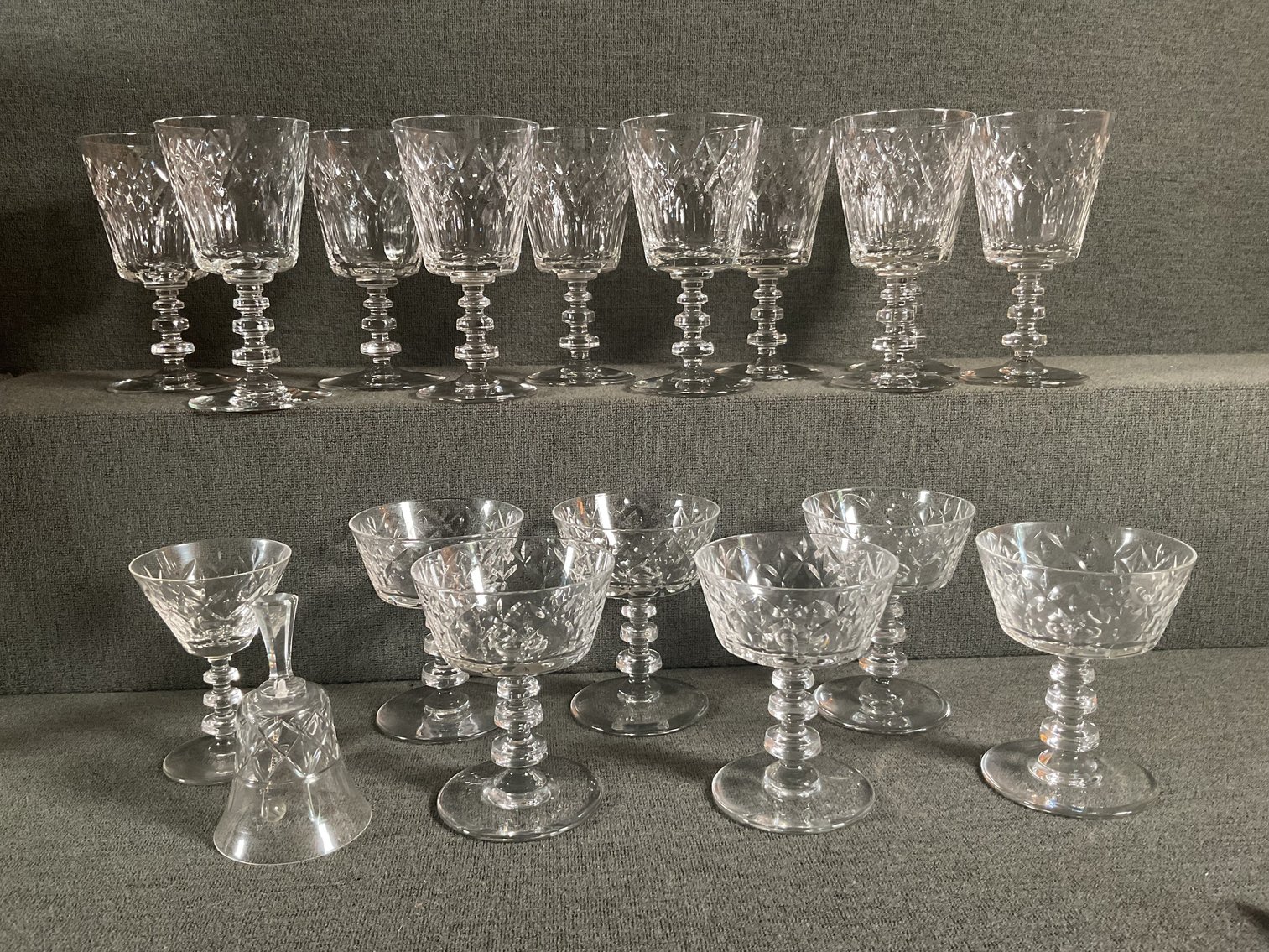 Image for Libbey Rock Crystal “Ridgeway” Stemware