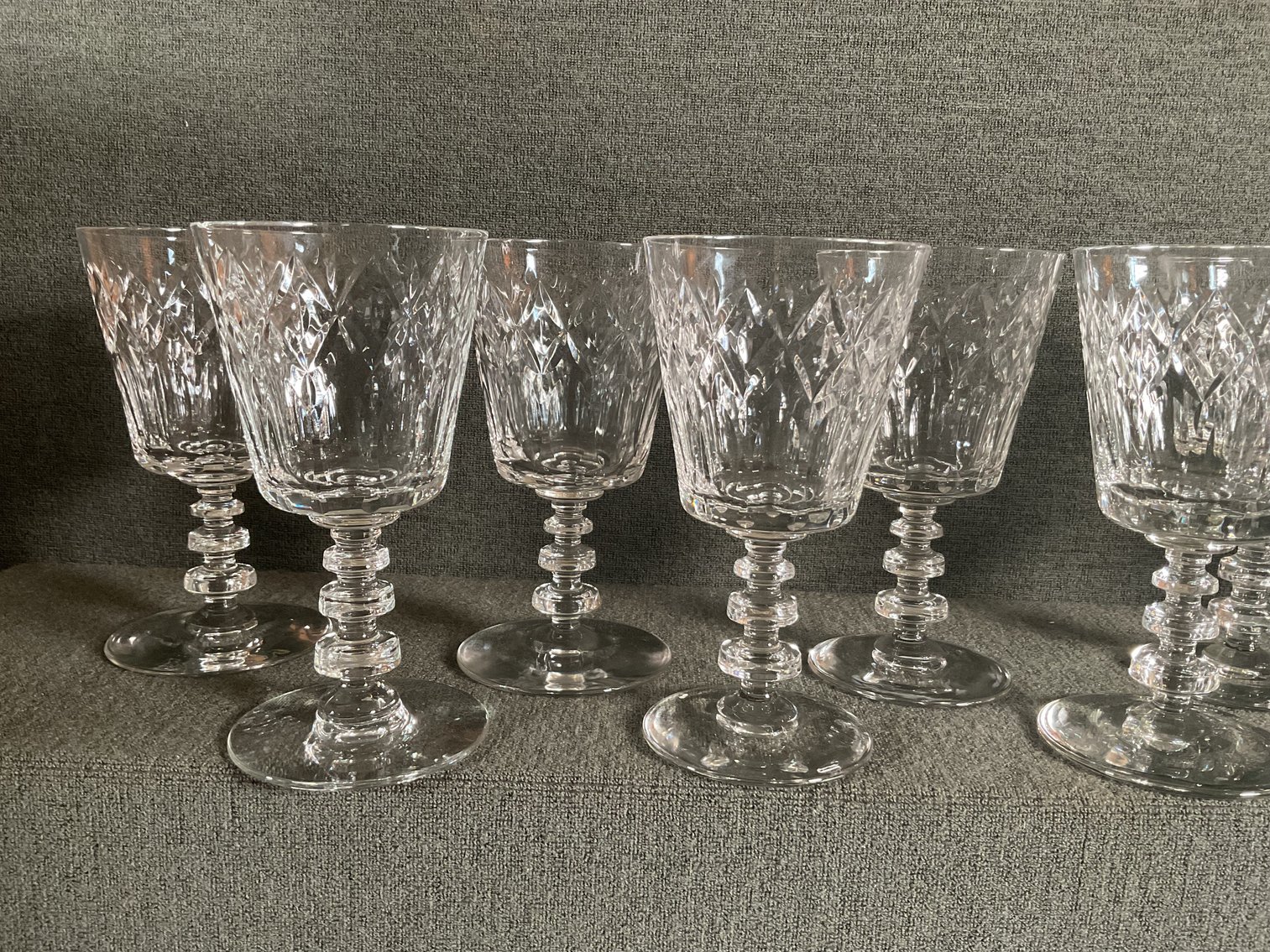Image for Libbey Rock Crystal “Ridgeway” Stemware