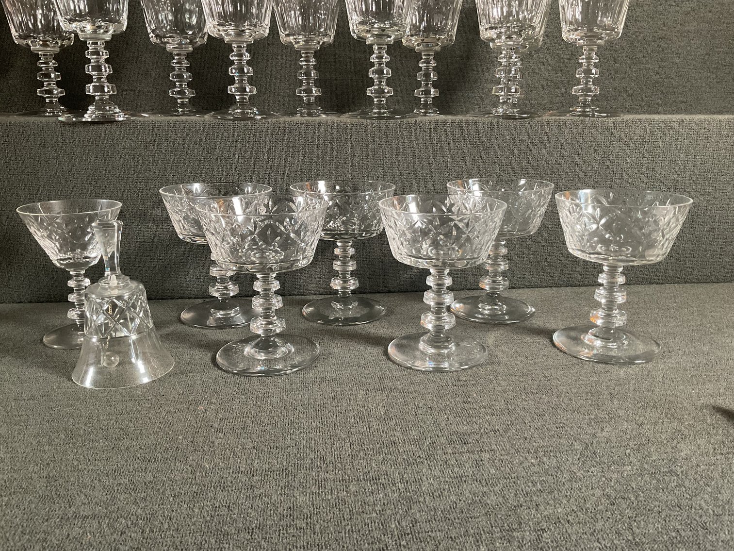 Image for Libbey Rock Crystal “Ridgeway” Stemware