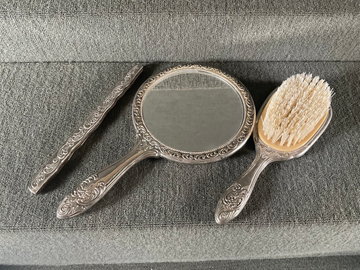 Image for Silver Plated Dresser Set