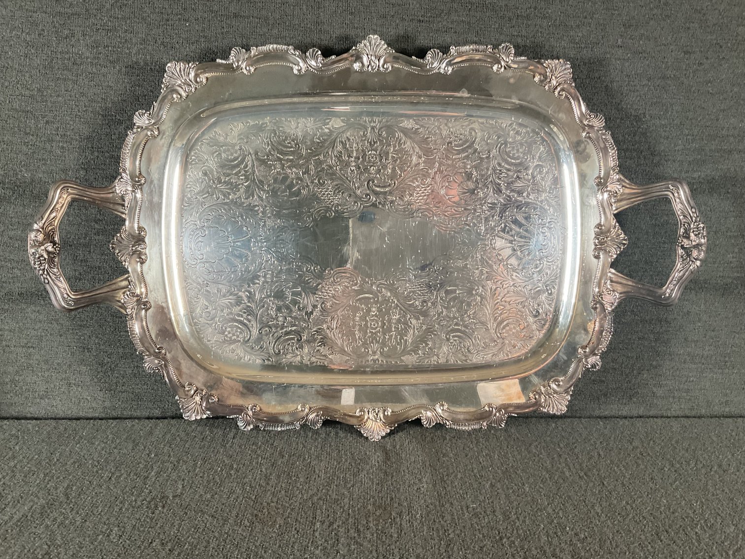 Image for Silver Plated Trays - Footed