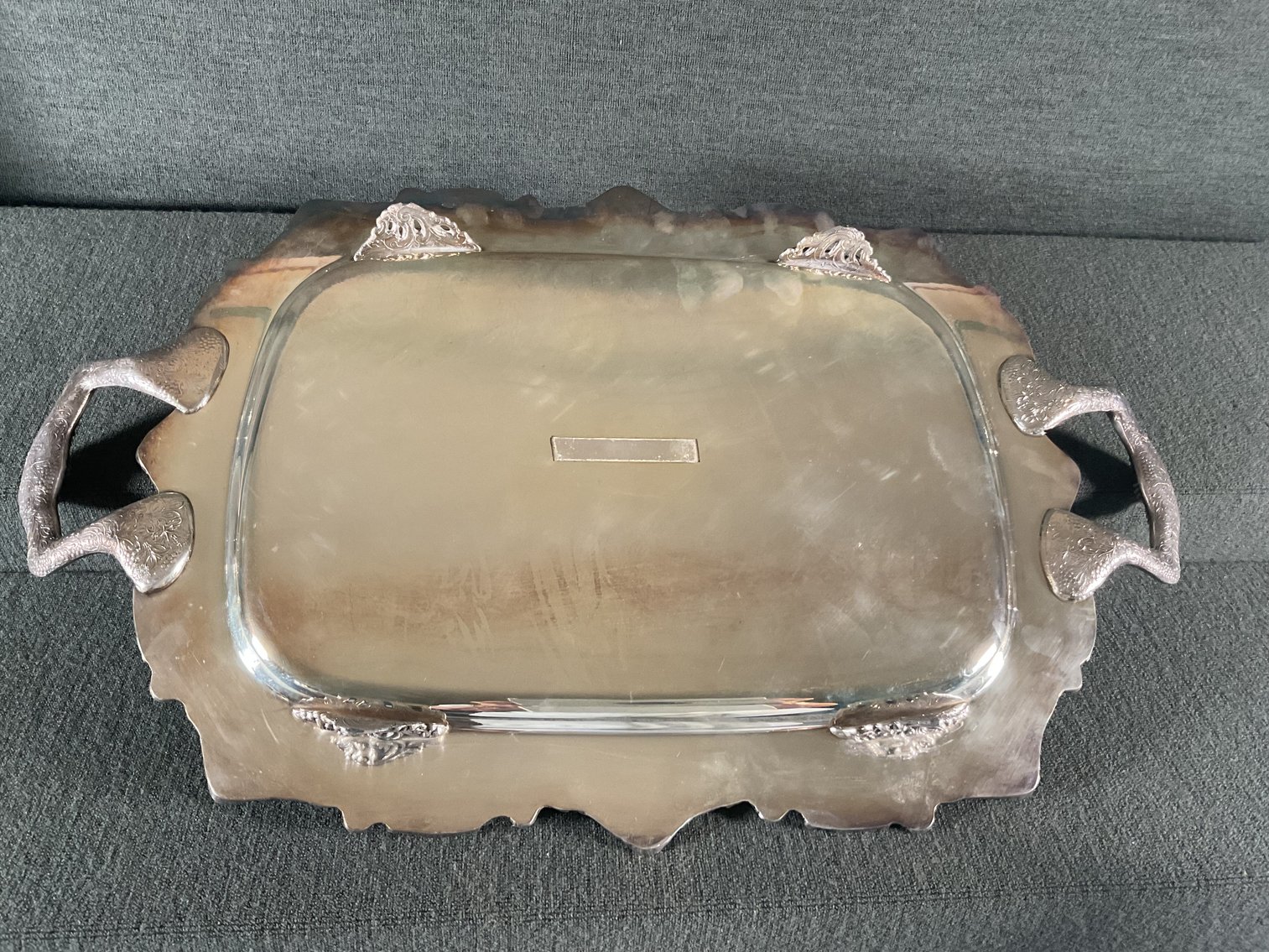 Image for Silver Plated Trays - Footed