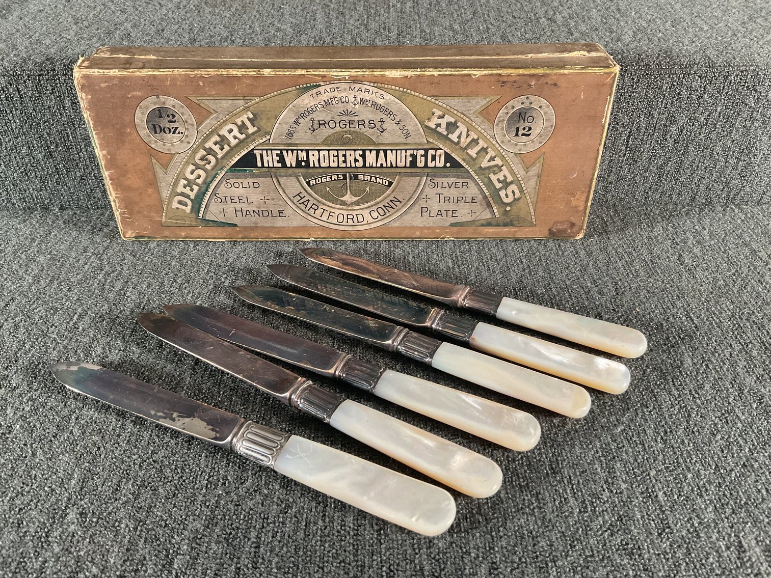 Image for Rogers Silver Plated Dessert Knives