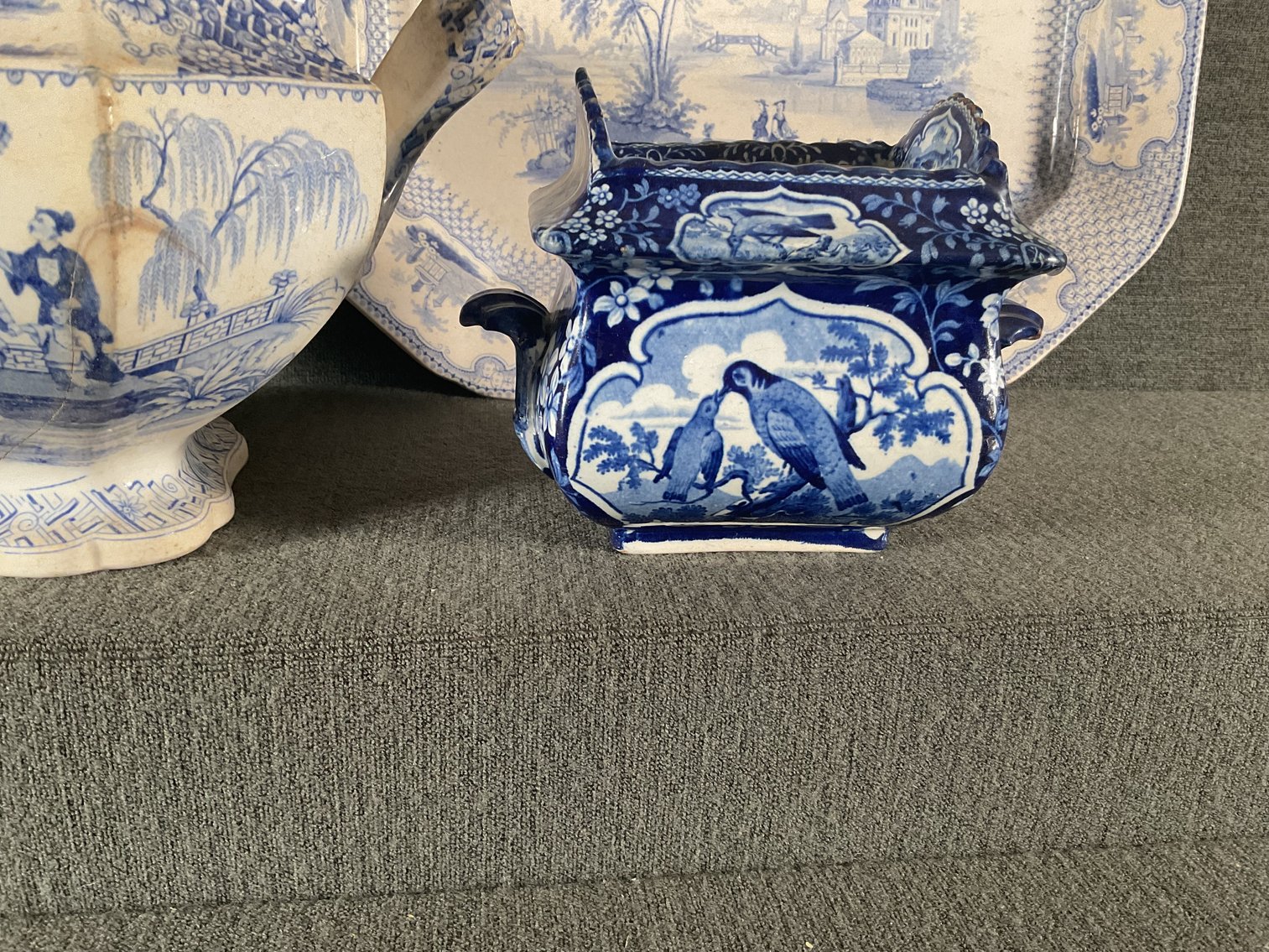 Image for Large But Damaged English Transfer Ware
