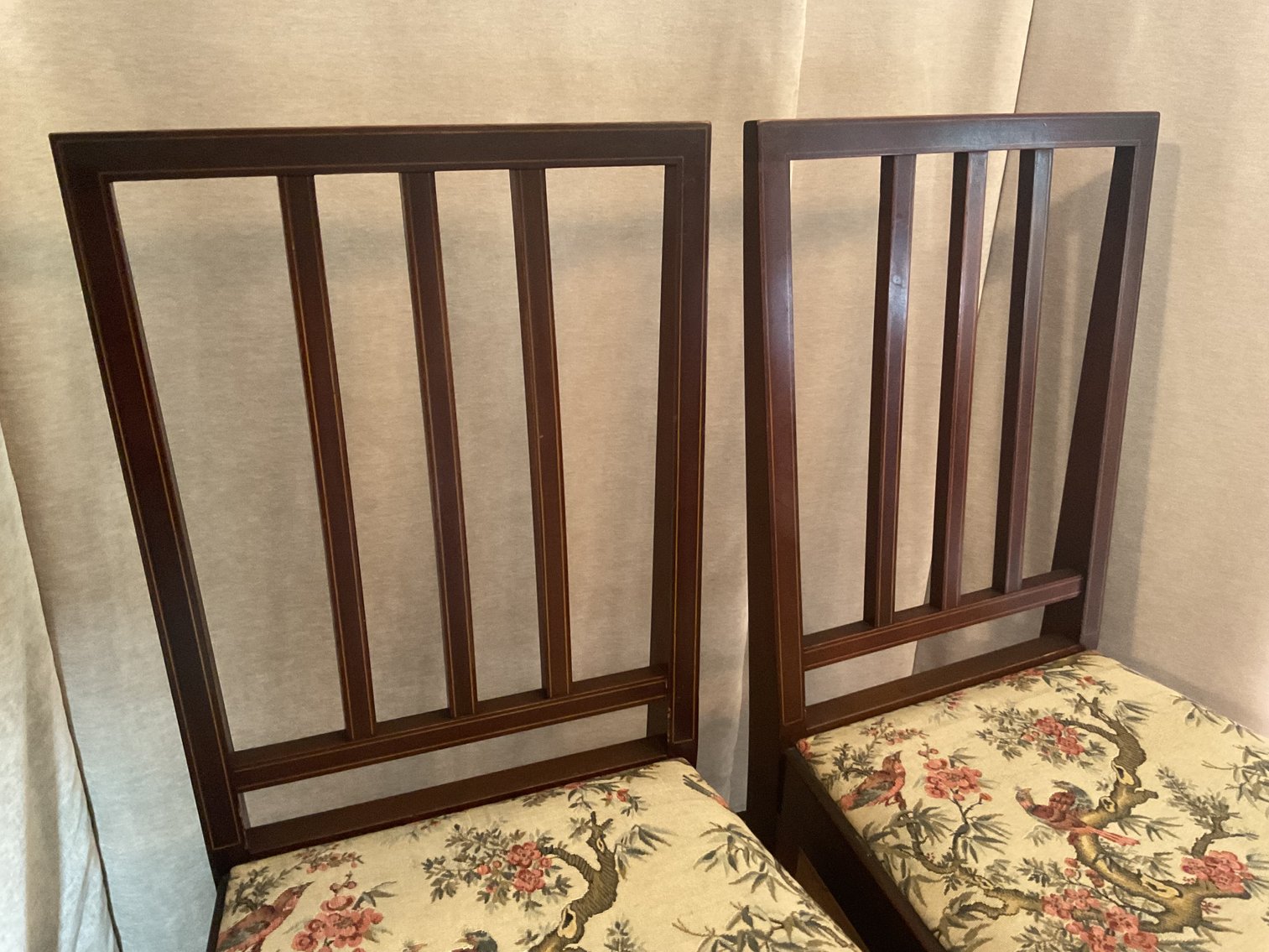 Image for Pair of Federal Inlaid Chairs