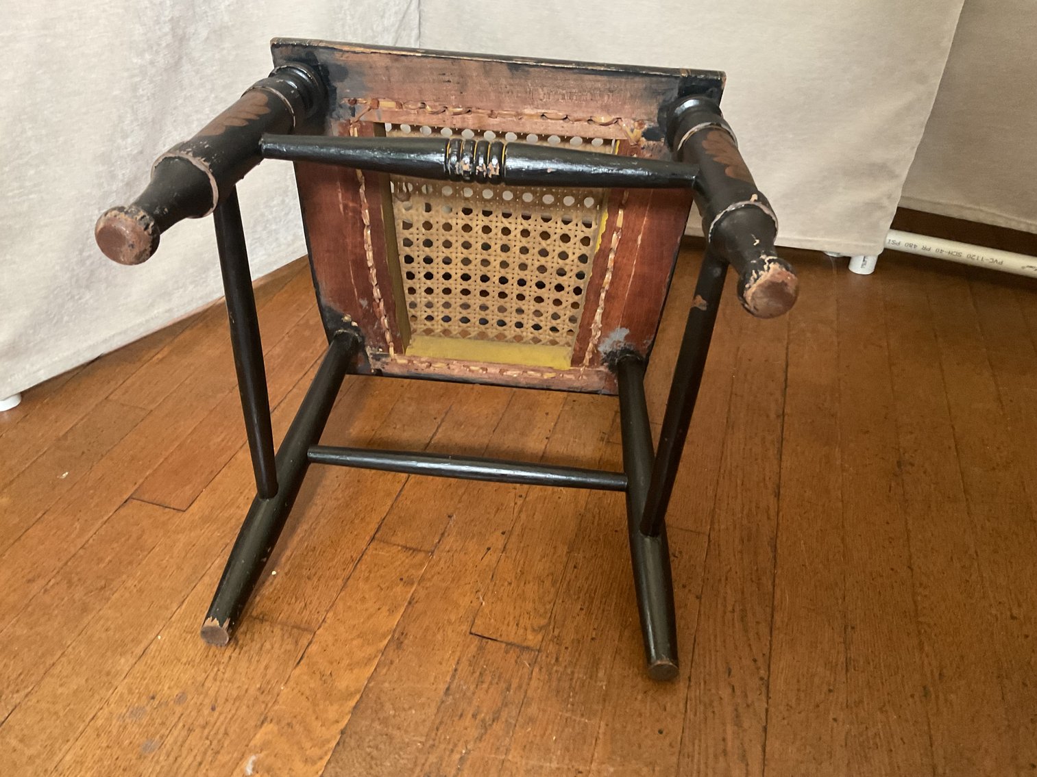 Image for Child’s Chair in Black & Gold Paint