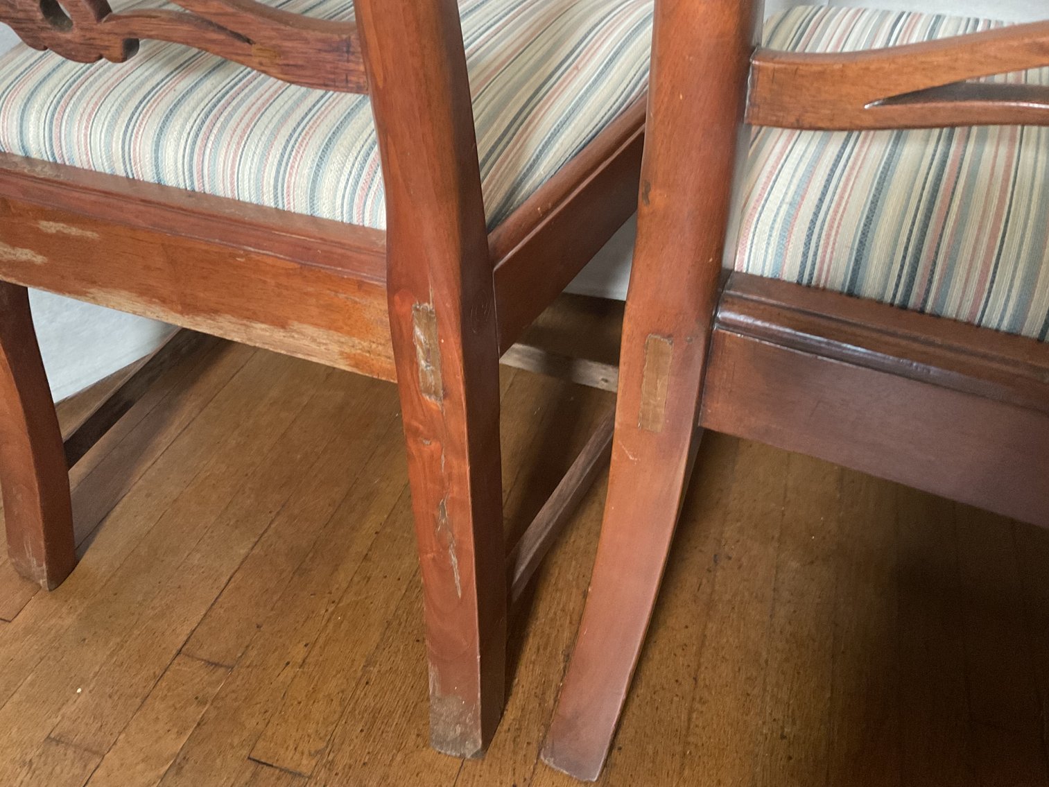 Image for Pair of Centennial Chippendale Ribbon Back Chairs