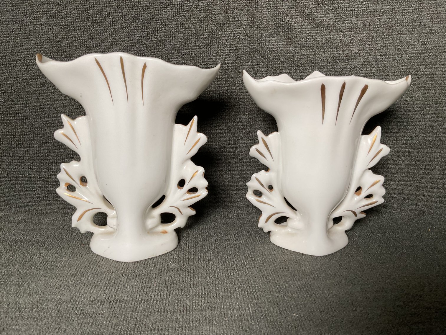 Image for Vista Alegre Portugal Urn Vase Pair