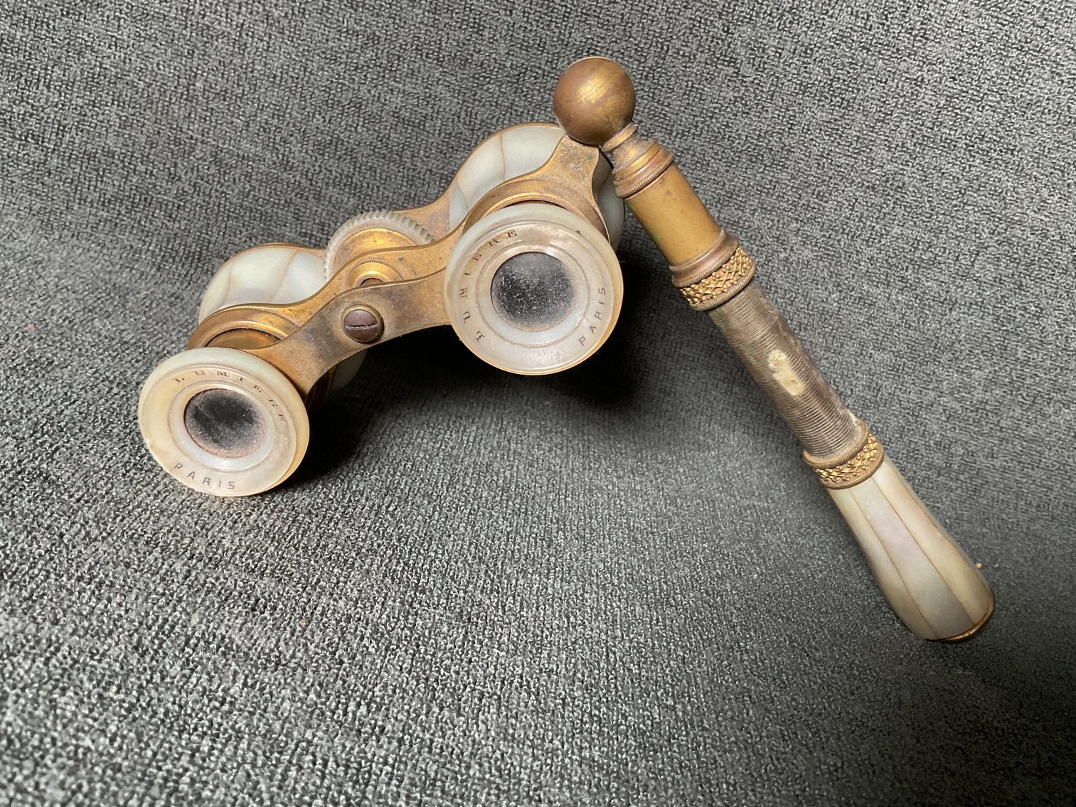 Image for Brass and Mother of Pearl Opera Glasses