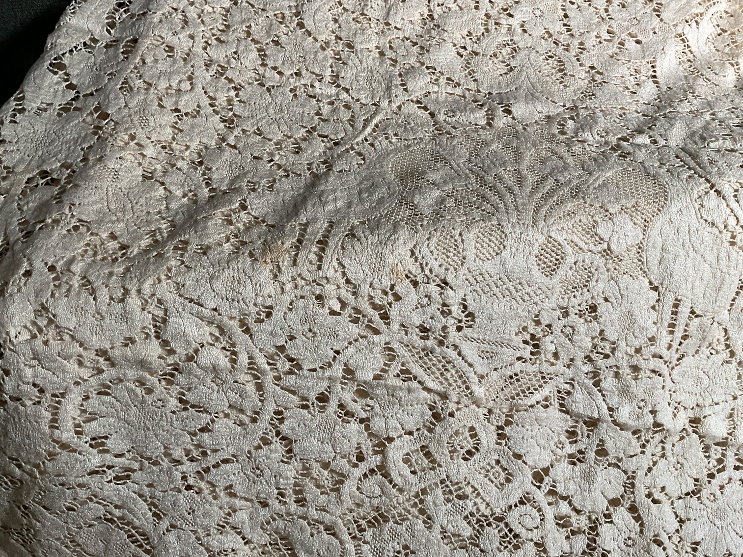 Image for Vintage Lace Tablecloth