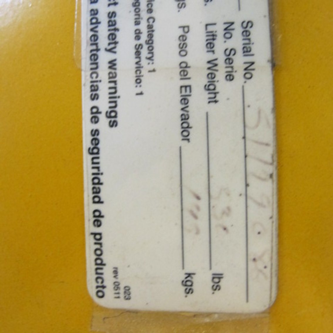 Image for Global Engine Jack - Serial # 51729086