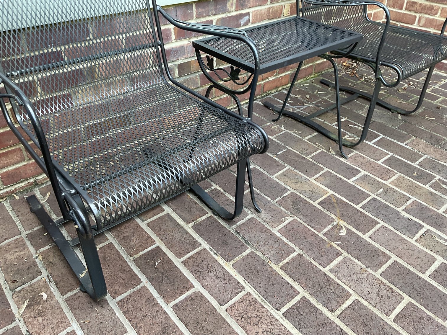 Image for Wrought Iron Patio Chairs and Table