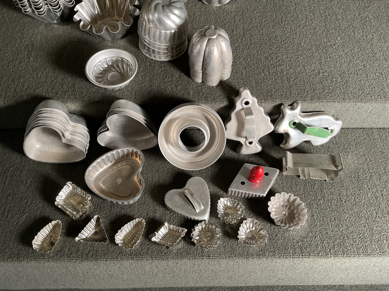 Image for Vintage Aluminum Molds & Cookie Cutters