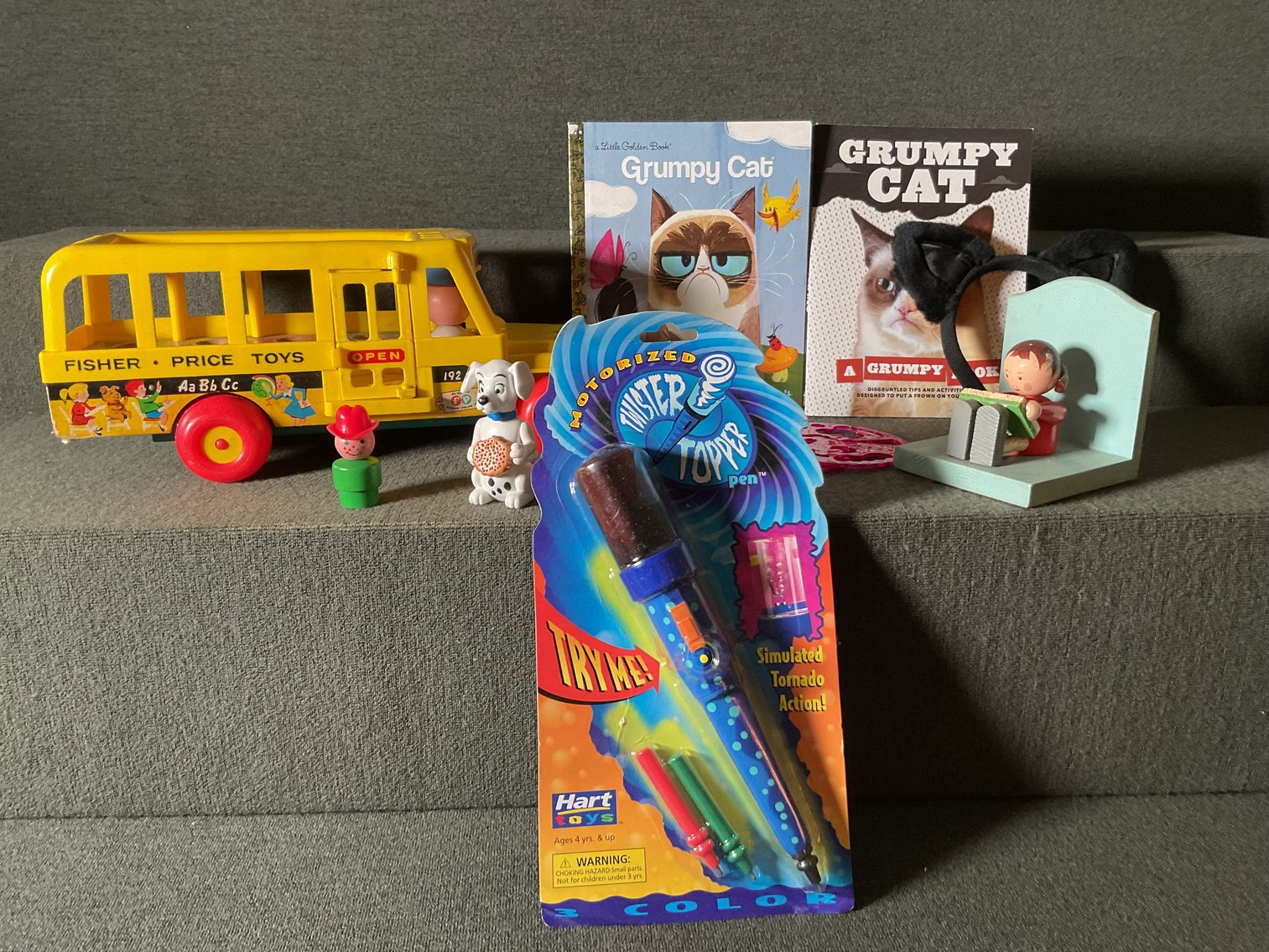 Image for Vintage Fisher Price School Bus