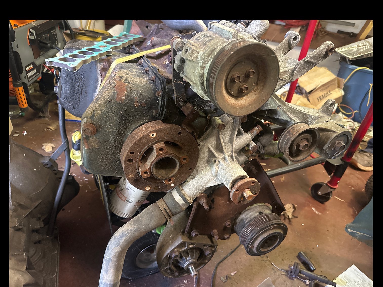 Image for Ford Mustang 8 cylinder motor and a Transmission that may or may not go into a Ford.