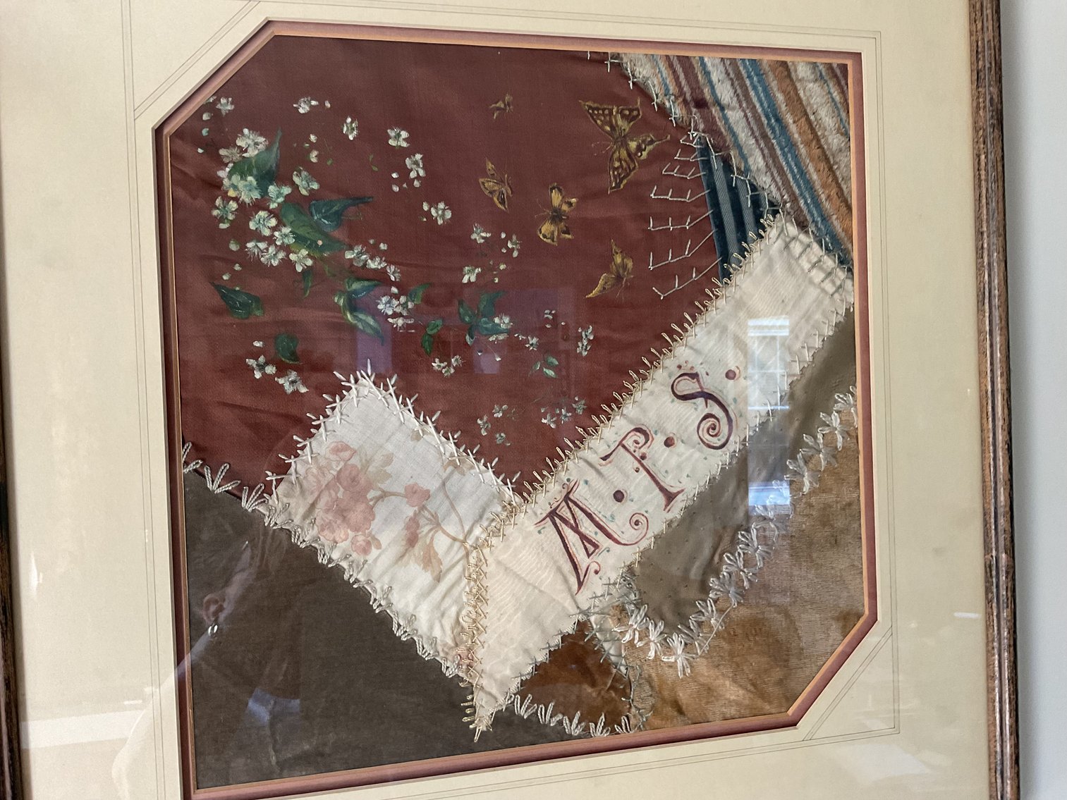 Image for Framed Crazy Quilt by Margaret Preston Staley