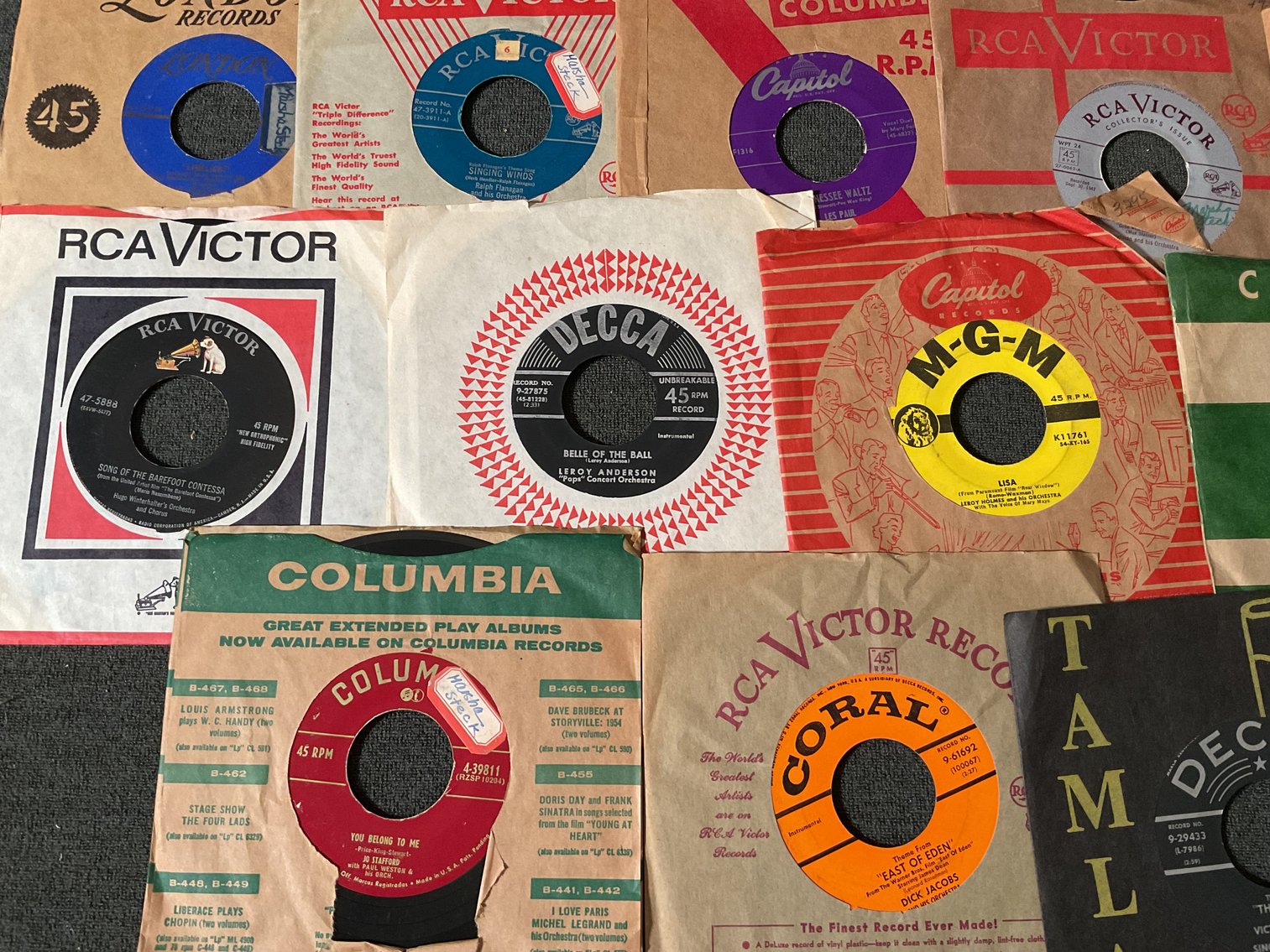 Image for 45 RPM Records from the Late 1940’s and Early 1950’s