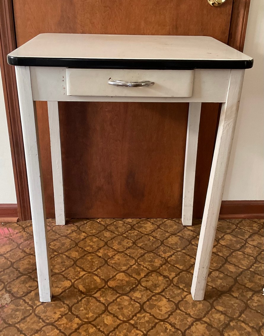 Image for Enamel Top Table