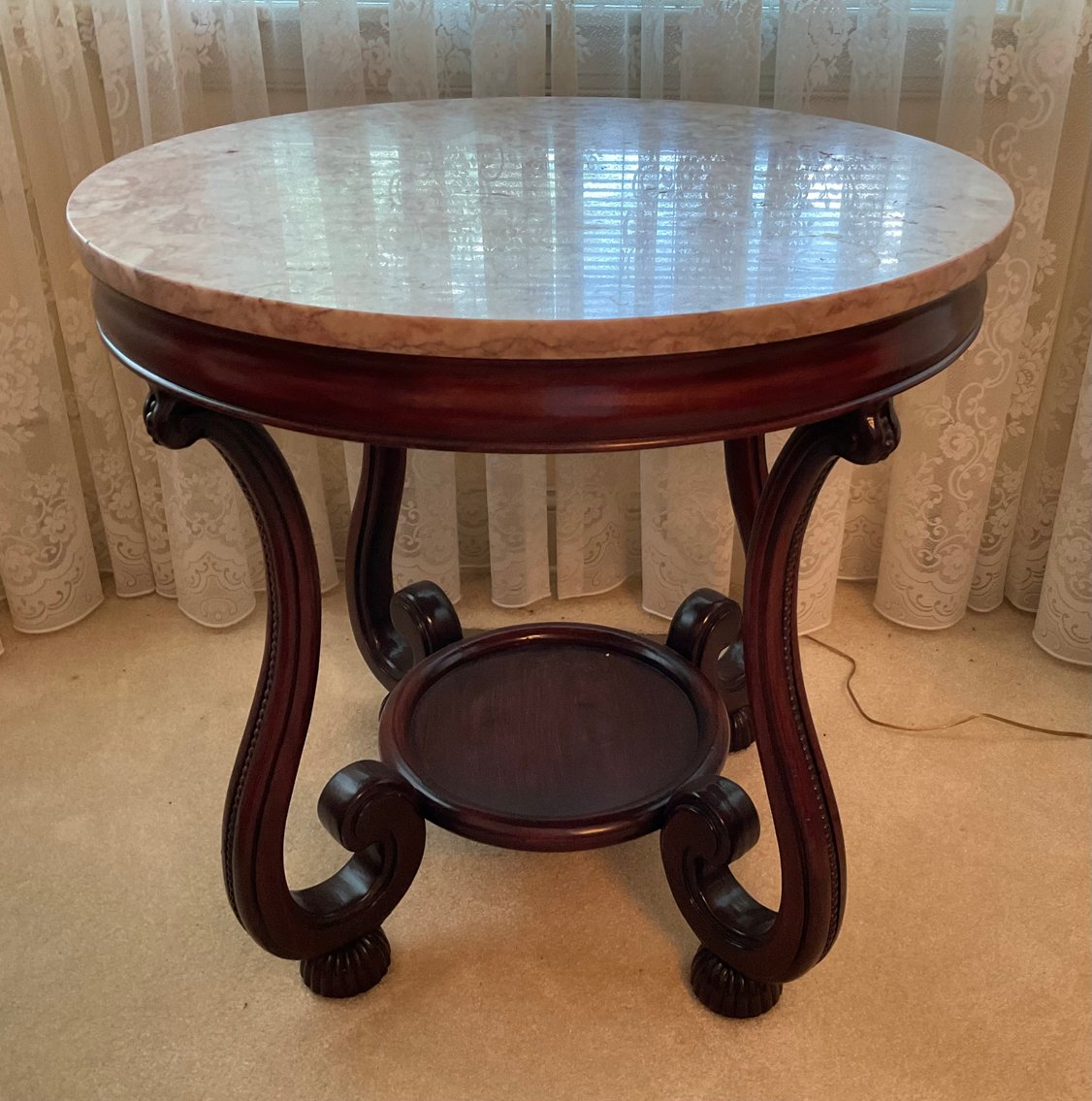 Image for Mahogany and Marble Table