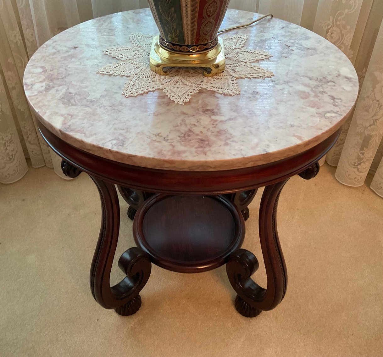Image for Mahogany and Marble Table